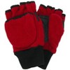 CTM Kids' 4-7 Fleece Flip Top Fingerless Gloves and  Mitten - 3 of 4