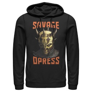 Men's Star Wars: The Clone Wars Savage Opress Big Face Pull Over Hoodie - 1 of 3