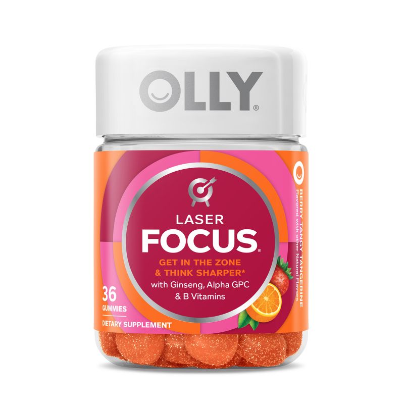 OLLY Laser Focus Gummies - Berry Tangy Tangerine - 36ct, 1 of 14