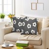 REGALWOVEN Fade-Resistant Flower Jacquard Decorative Floral Pattern Cushion Cases 2 Pcs - 2 of 4