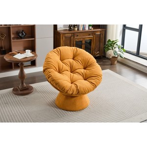 CENGHU Oversized Swivel Accent Chair, 360-Degree Swivel Barrel Chair, for Living Room, Bedroom - 1 of 4