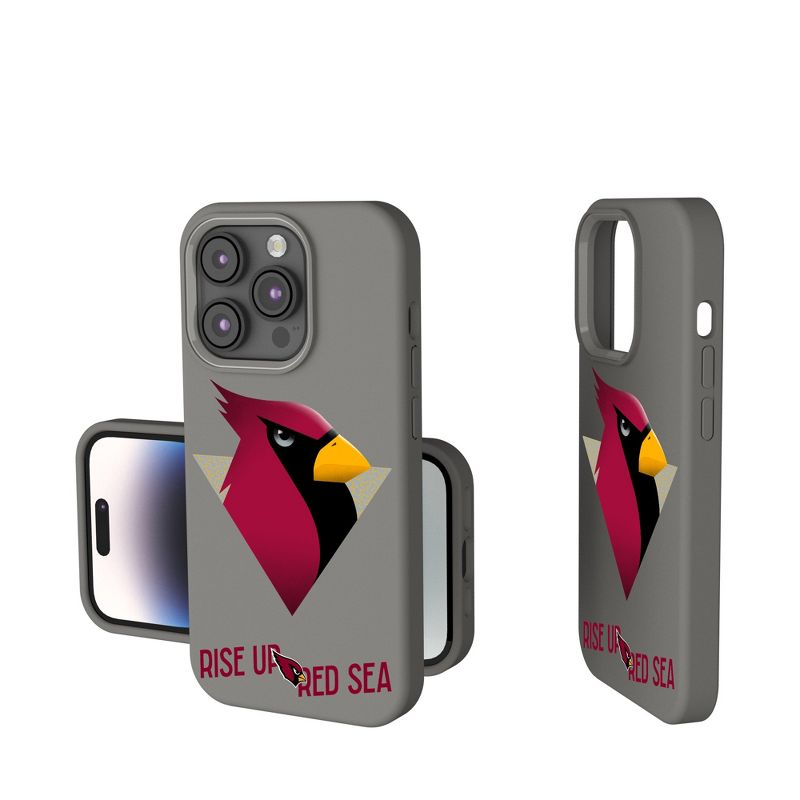 Keyscaper Arizona Cardinals 2024 Illustrated Limited Edition Soft Touch Phone Case, 1 of 8