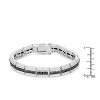 Slickblue 7.25 Inch Rhodium-Plated CZ Bracelet, 5.1 Carat, Women’s Link Jewelry with Lock Clasp, 4 Color Options - 2 of 3