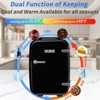 YASHE 4L Mini Fridge, 6-Can Thermoelectric Cooler & Warmer, 110V AC/12V DC, for Skincare, Bedroom, Office, Dorm, Car, Black - 3 of 4