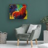 Trademark Fine Art -Marion Rose 'Hot Shot Rooster' Wood Slat Art - 4 of 4