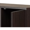 BDELITE Espresso 2-Door Wine Cabinet with Stemware Rack-47.24*13.78*34.84 Inch, Brown - 4 of 4