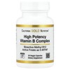 California Gold Nutrition High Potency Vitamin B Complex with Thiamin HCI, Niacin, Pantothenic Acid and Inositol, 30 Veggie Capsules - 2 of 4