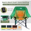 Docred Folding Rocking Camping Chair, Portable Outdoor Rocker with Cooler Bag, 400lbs Capacity, 600D Oxford Fabric, Padded Rocker Chair - 4 of 4