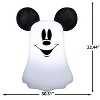 Gemmy Airblown Inflatable Stylized Mickey Ghost Disney , 3.5 ft Tall, Multicolored - 3 of 4
