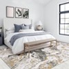 Abstract Marble Area Rug, Modern Low Pile Washable Rug, Soft Luxury Carpet for Living Room, Bedroom, Kitchen, and Dining Room - 2 of 4
