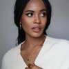 Olivia Oval Chain Necklace in Gold, Rose Gold, Silver - Honeycat - 3 of 4