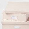 
Canvas Desk Storage Box Set of 2 - Brightroom™ - 3 of 3