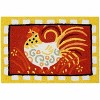 Jellybean Kitchen Cock-A-Doodle Rooster Doormat – Colorful Indoor/Outdoor Doormat, 20" x 30" - 2 of 3