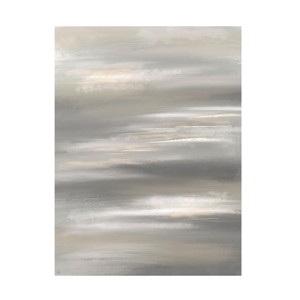 Trademark Fine Art - Line and Brush Neutral Washed Clouds Canvas Art - 1 of 4