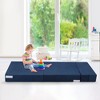 Convertible Folding Sofa Bed, Futon Sleeper Chair with Pillow, High-Density Memory Foam Sofa Bed, Foldable Mattress for Living Room/Dorm/Apartment - 3 of 4