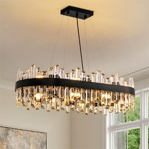 Siljoy Luxora Dual-tone Crystal Chandelier - 1 of 4