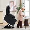 Power Lift Recliner Chair for Elderly with Vibration Massage and Lumbar Heating, - 4 of 4