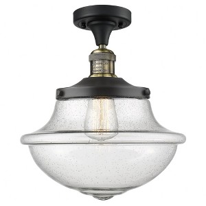 Oxford - 1 Light Semi-Flush Mount In Traditional Style-13.5 Inches Tall and 11.75 Inches Wide - 1 of 1