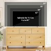 6/7 Drawer Dresser w/ Round Corners, Wood Grain Chest of Drawers, TV Stand Organizer for Bedroom & Living Room - 4 of 4