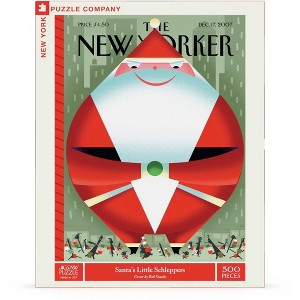 New York Puzzle Company Santa's Little Schleppers 500 Piece Puzzle - 1 of 4