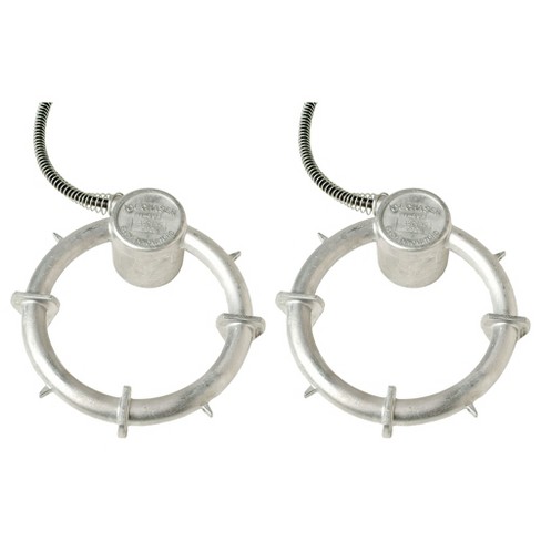 Farm Innovators H-409 Ice Chaser 1000 Watt Cast Aluminum Submersible Tank  Deicer With Chew Proof Cord And Self Regulating Thermostat, Silver (2 Pack)  : Target