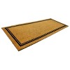 Indoor/Outdoor Coir Doormat with Border Natural/Black - Entryways - 2 of 4