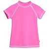 City Threads USA-Made Girls UPF 50+ Short Sleeve Rashguard - 2 of 4