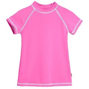 City Threads USA-Made Girls UPF 50+ Short Sleeve Rashguard - 1 of 4