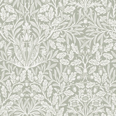 William Morris Acorn Sage Wallpaper