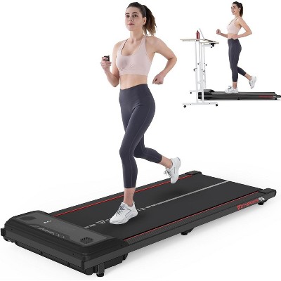 CITYSPORTS Under Desk Treadmill, 550W 110KG Capacity Portable Walking Treadmill for Home Office with Remote LED Display