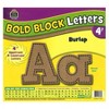 Teacher Created Resources® Burlap Design Bold Block 4" Letters Combo Pack, 230 Pieces - 2 of 2