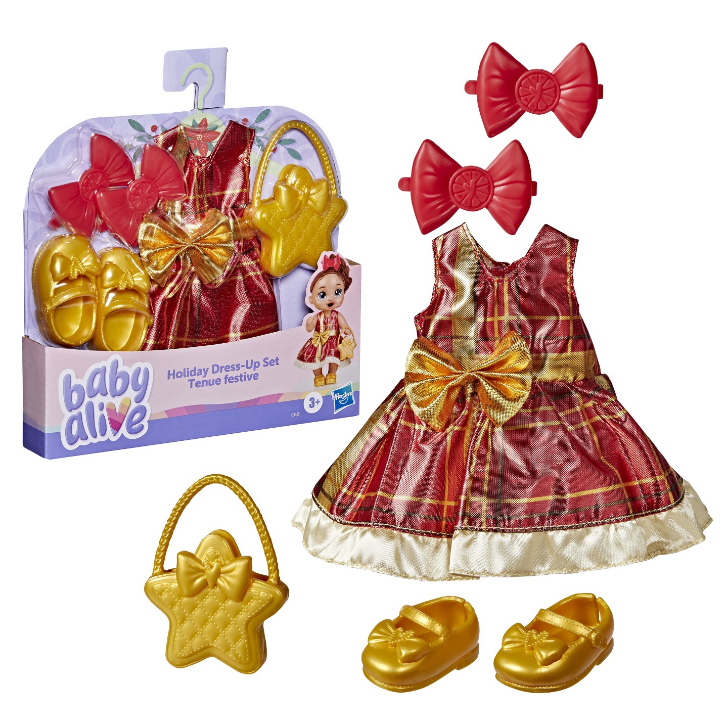 Детские куклы Baby Alive Holiday Dress-Up Set — фото 1