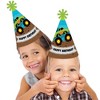 Big Dot of Happiness Smash and Crash - Monster Truck - Cone Happy Birthday Party Hats for Kids and Adults - Set of 8 (Standard Size) - 2 of 4