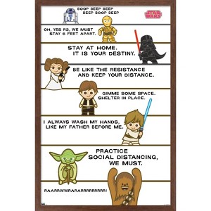 Trends International Star Wars: Saga - Shelter In Place Framed Wall Poster Prints - 1 of 4