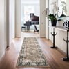 Vintage Floral Rug Washable Rug Non Slip for Living Rooms - 4 of 4