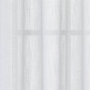 54"x84" Sheer Contrast Edge Window Curtain Panel White/Light Brown - Threshold™: Modern Woven Recycled Polyester - image 3 of 4