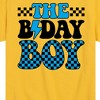 Boys' - Instant Message - The Birthday Boy Retro Checkered Short Sleeve Graphic T-Shirt - 2 of 4