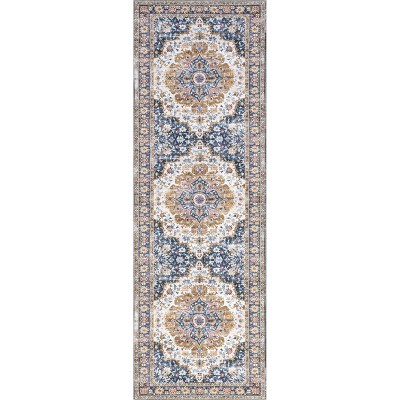 nuLOOM Emi SplashGuard Waterproof Machine Washable Area Rug