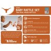 Baby Fanatic Wood Rattle 2 Pack - NCAA Texas Longhorns Baby Toy Set - 3 of 4