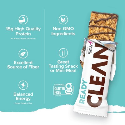 Ready® Dark Chocolate Coconut Almond Protein Bars - 15g Protein - 5ct