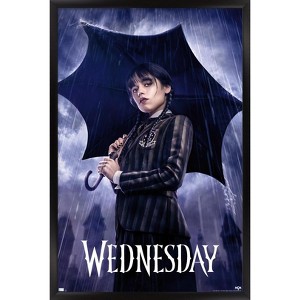 Trends International Wednesday - One Sheet Framed Wall Poster Prints - 1 of 4
