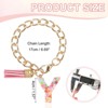 Unique Bargains Epoxy Resin Colorful Glittery Tassel Sports Water Bottle Accessories Letter Charm 1 Pc - 2 of 4