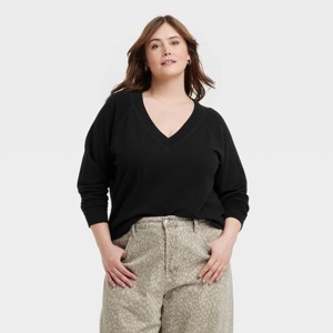 Women's Leisure Studio French Terry Pullover Sweatshirt - Universal Thread™ - 1 of 3