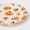 Halloween 20ct Pumpkin Snack Plates - 3 of 3