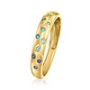 RS Pure by Ross-Simons 0.18 ct. t.w. Multi-Gemstone Gradient Ring in 14kt Yellow Gold - 3 of 4