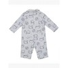 Boy's Kids' Bear Flannel Romper - Petit Confection - 2 of 2