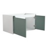 ChicFurnit 36 Inch Bathroom Vanity Modern Vanity with Sleek Design and Ample Storage for Bathroom Space, Green, 34.84”*19.49”*18.9" - 4 of 4
