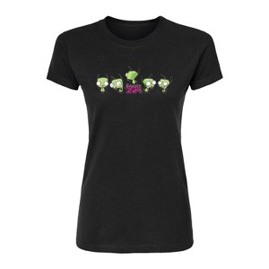 Women's - Invader Zim - Dancing Gir Fitted Graphic T-Shirt - 1 of 3