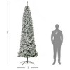FURNIinspire Artificial Trees Christmas Tree, Christmas Decor Indoor Outdoor Artificial Tree With Realistic Branches, Green, 34.3"*34.3"*106.3" - 3 of 4