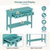 PAGED 38 inch Console Table with 2 Drawers,Rustic Entryway Table with Open Shelf for Living Room,Hallway - 4 of 4